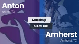 Matchup: Anton  vs. Amherst  2018