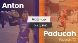 Matchup: Anton  vs. Paducah  2020