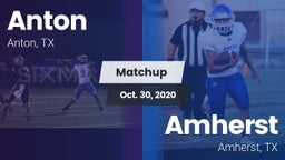 Matchup: Anton  vs. Amherst  2020