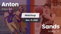 Matchup: Anton  vs. Sands  2020