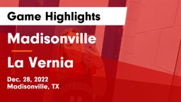 Madisonville  vs La Vernia Game Highlights - Dec. 28, 2022