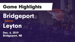 Bridgeport  vs Leyton  Game Highlights - Dec. 6, 2019