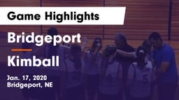 Bridgeport  vs Kimball  Game Highlights - Jan. 17, 2020