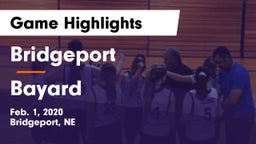 Bridgeport  vs Bayard  Game Highlights - Feb. 1, 2020