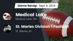 Recap: Medical Lake  vs. St. Maries Division 1 Football 2019
