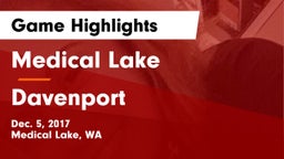 Medical Lake  vs Davenport Game Highlights - Dec. 5, 2017