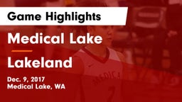 Medical Lake  vs Lakeland  Game Highlights - Dec. 9, 2017