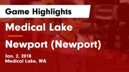 Medical Lake  vs Newport  (Newport) Game Highlights - Jan. 2, 2018