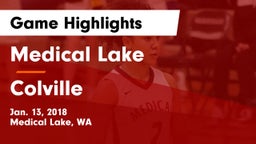 Medical Lake  vs Colville  Game Highlights - Jan. 13, 2018