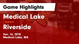 Medical Lake  vs Riverside Game Highlights - Jan. 16, 2018