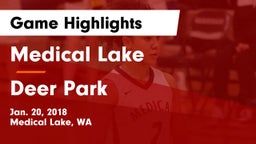Medical Lake  vs Deer Park  Game Highlights - Jan. 20, 2018