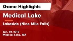 Medical Lake  vs Lakeside  (Nine Mile Falls) Game Highlights - Jan. 30, 2018