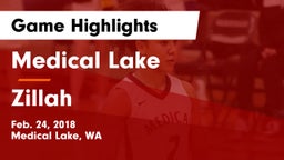 Medical Lake  vs Zillah Game Highlights - Feb. 24, 2018