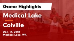Medical Lake  vs Colville  Game Highlights - Dec. 14, 2018