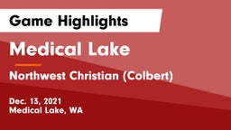 Medical Lake  vs Northwest Christian  (Colbert) Game Highlights - Dec. 13, 2021