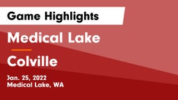 Medical Lake  vs Colville  Game Highlights - Jan. 25, 2022
