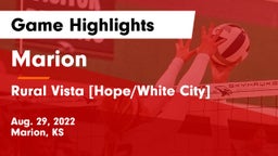Marion  vs Rural Vista [Hope/White City]  Game Highlights - Aug. 29, 2022