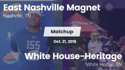 Matchup: East Nashville vs. White House-Heritage  2016