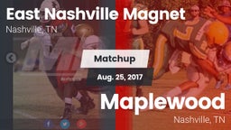Matchup: East Nashville vs. Maplewood  2017