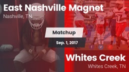 Matchup: East Nashville vs. Whites Creek  2017