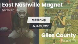 Matchup: East Nashville vs. Giles County  2017
