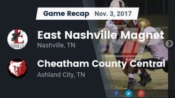 Recap: East Nashville Magnet vs. Cheatham County Central  2017