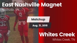 Matchup: East Nashville vs. Whites Creek  2018