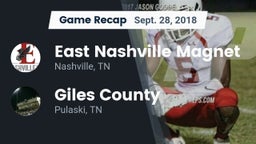 Recap: East Nashville Magnet vs. Giles County  2018