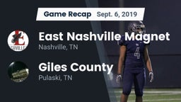 Recap: East Nashville Magnet vs. Giles County  2019