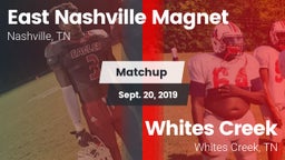Matchup: East Nashville vs. Whites Creek  2019