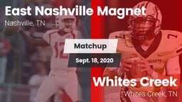 Matchup: East Nashville vs. Whites Creek  2020