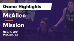 McAllen  vs Mission  Game Highlights - Nov. 9, 2021
