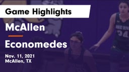 McAllen  vs Economedes  Game Highlights - Nov. 11, 2021