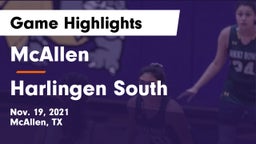 McAllen  vs Harlingen South  Game Highlights - Nov. 19, 2021