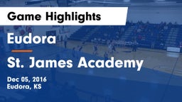 Eudora  vs St. James Academy  Game Highlights - Dec 05, 2016