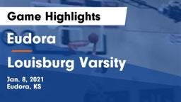 Eudora  vs Louisburg Varsity Game Highlights - Jan. 8, 2021