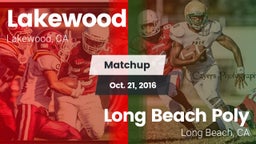 Matchup: Lakewood vs. Long Beach Poly  2016