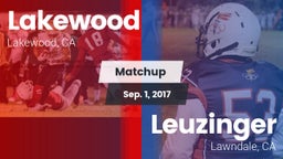 Matchup: Lakewood vs. Leuzinger  2017