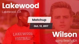 Matchup: Lakewood vs. Wilson  2017