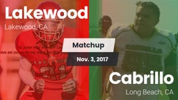 Matchup: Lakewood vs. Cabrillo  2017