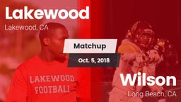 Matchup: Lakewood vs. Wilson  2018