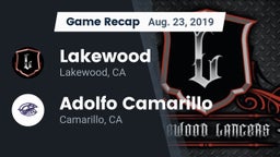 Recap: Lakewood  vs. Adolfo Camarillo  2019
