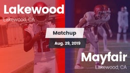 Matchup: Lakewood vs. Mayfair  2019