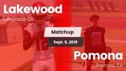 Matchup: Lakewood vs. Pomona  2019