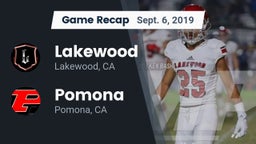 Recap: Lakewood  vs. Pomona  2019