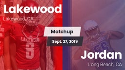 Matchup: Lakewood vs. Jordan  2019
