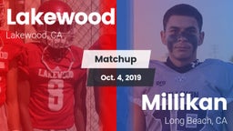 Matchup: Lakewood vs. Millikan  2019