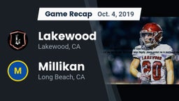 Recap: Lakewood  vs. Millikan  2019