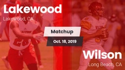 Matchup: Lakewood vs. Wilson  2019