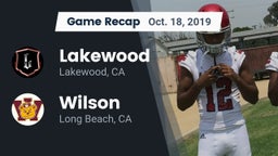Recap: Lakewood  vs. Wilson  2019